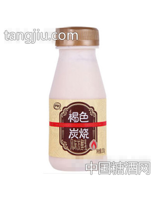 伊利風(fēng)味發(fā)酵乳褐色炭燒酸奶200g