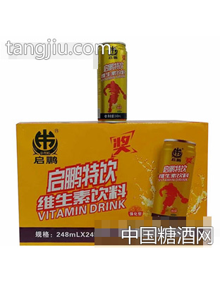 啟鵬強(qiáng)化維生素飲料245mlx24罐