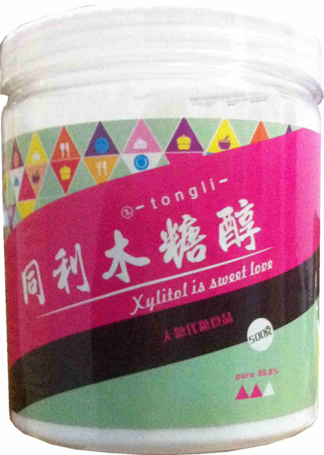 同利木糖醇 木糖醇代糖產品 糖尿病人用糖500g瓶裝