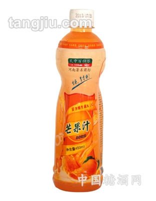 天中百仕樂(lè)芒果汁450ml