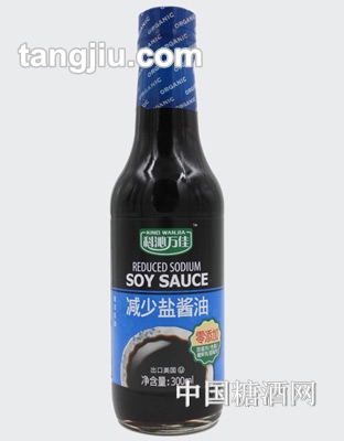 科沁萬佳減少鹽醬油300ml