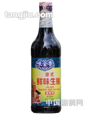 味金香鮮味生抽醬油(500mL)