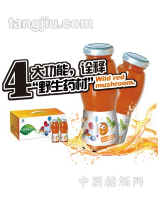 五國城紅菇果漿飲料（210ml）