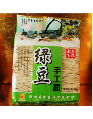 綠豆手工面400g