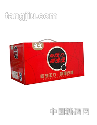 QQ抗壓力飲料1x8瓶x310ml紅禮盒