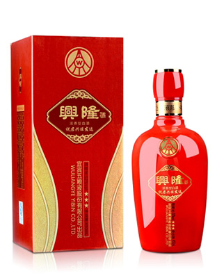 五糧液興隆酒（祝君興旺發(fā)達三星）52度450ml