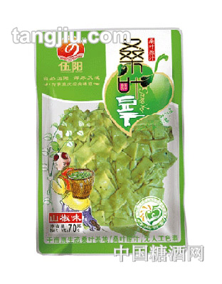 伍陽桑葉豆干70克簡袋系列(山椒味)