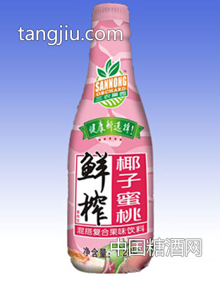 三農(nóng)果園鮮榨椰子蜜桃混搭復合果味飲料