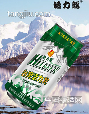 臺(tái)灣活力龍綠罐啤酒320ml