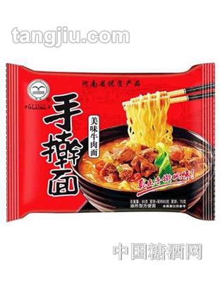 翔波手搟面美味牛肉面85g