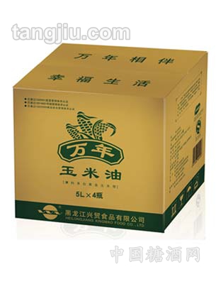 萬年玉米油5L紙箱