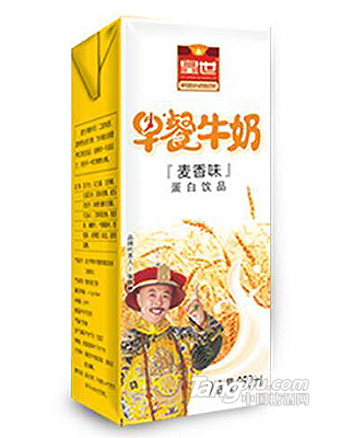 皇世早餐牛奶麥香味250ml