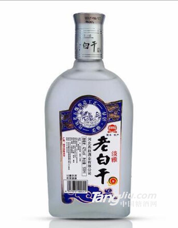 42°燕趙風老白干酒淡雅（大扁磨砂）-500ml