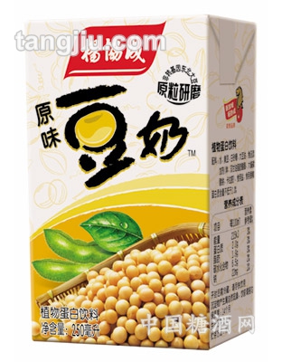 紙包裝原味豆奶250ml