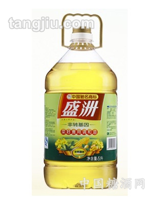 盛洲非轉基因菜籽調和油5L