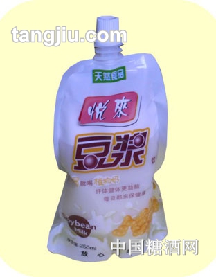 悅來(lái)立式袋裝豆?jié){250ml