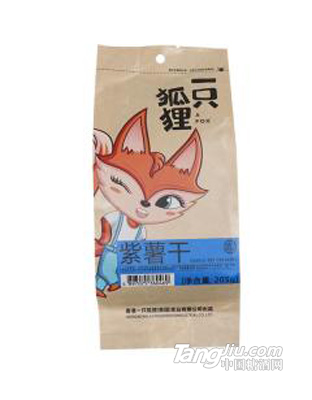 一只狐貍紫薯干 休閑食品205g