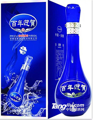 42°百年迎賀藍(lán)尊酒450ml