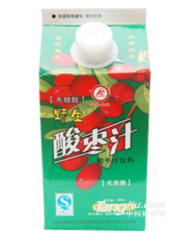 安氏春天屋頂包酸棗汁500ml