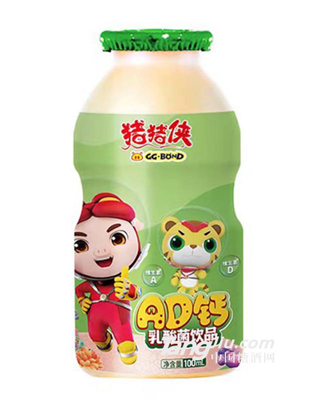 豬豬俠AD鈣乳酸菌飲品100ml