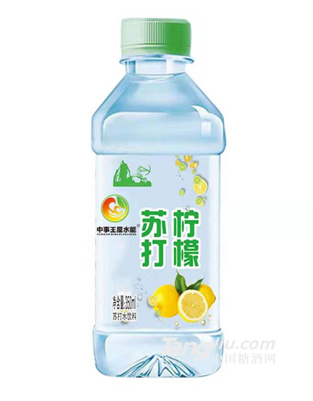 中事王屋水能檸檬蘇打水飲料350ml