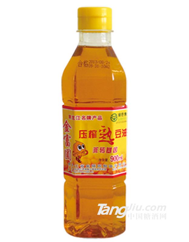 金富圓-壓榨熟豆油-900ml