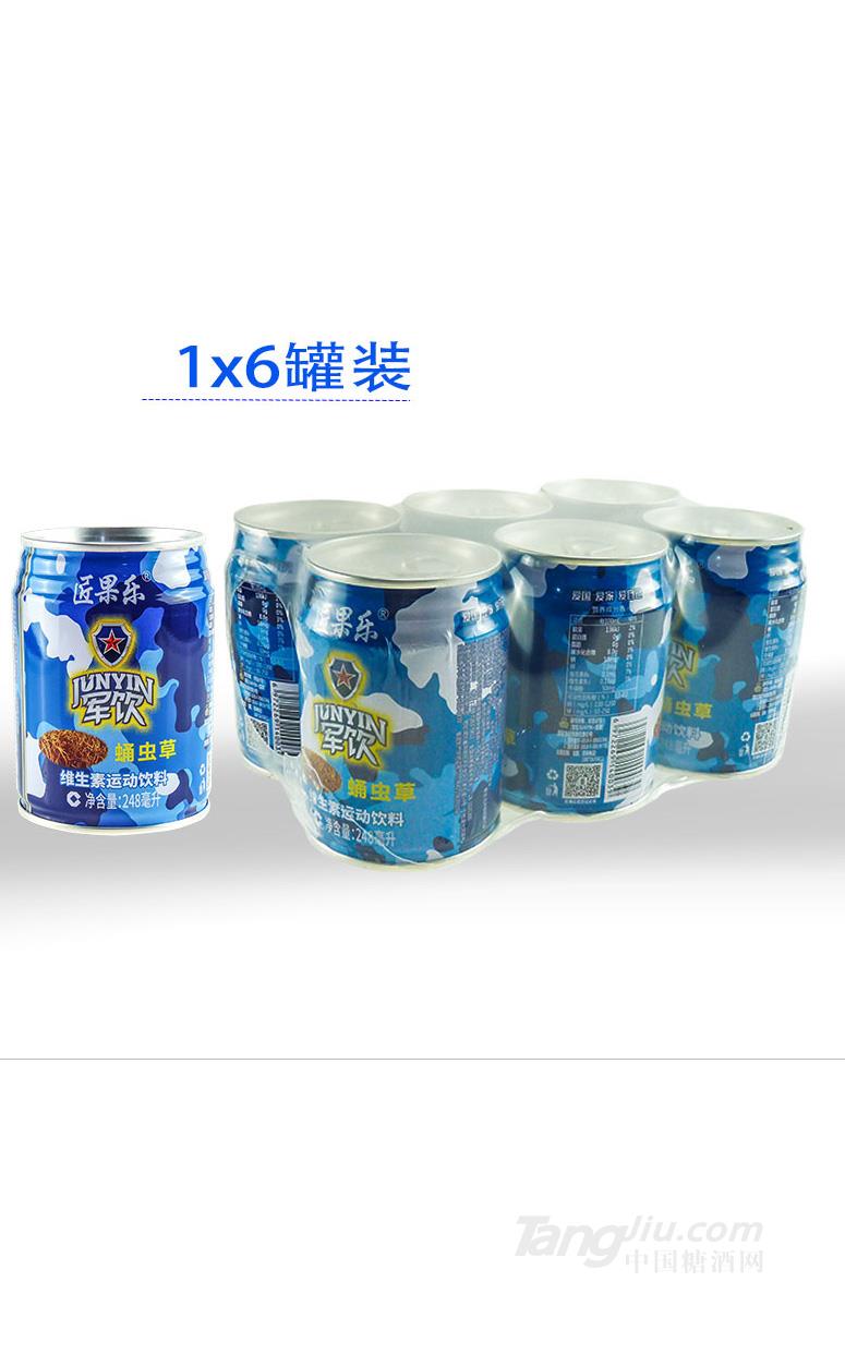 匠果樂(lè)蛹蟲(chóng)草維生素運(yùn)動(dòng)飲料6X248ml