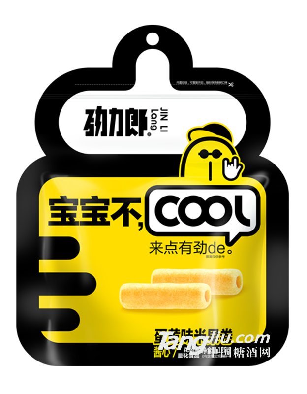 勁力郎不cool米果卷蛋黃味120g