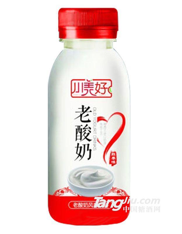 小美好老酸奶350ml（紅棗味）