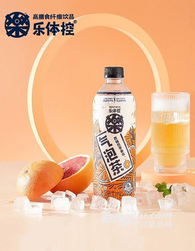 樂(lè)體控氣泡茶西柚四季春味500ml