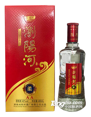 42° 瀏陽(yáng)河柔AA濃香型白酒480ml