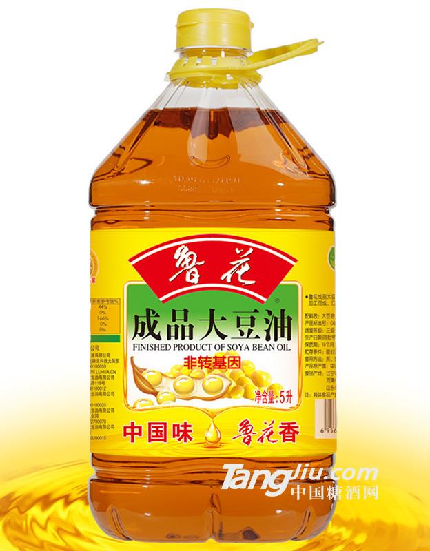 魯花非轉(zhuǎn)基因成品大豆油-5L