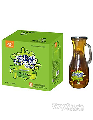 粒汁健蘋果醋果汁飲料1.5L