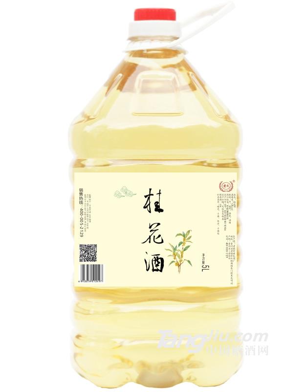 12°黃氏桂花酒（桶裝）-5L