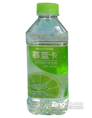 慕藍卡無汽蘇打水青檸味375ml