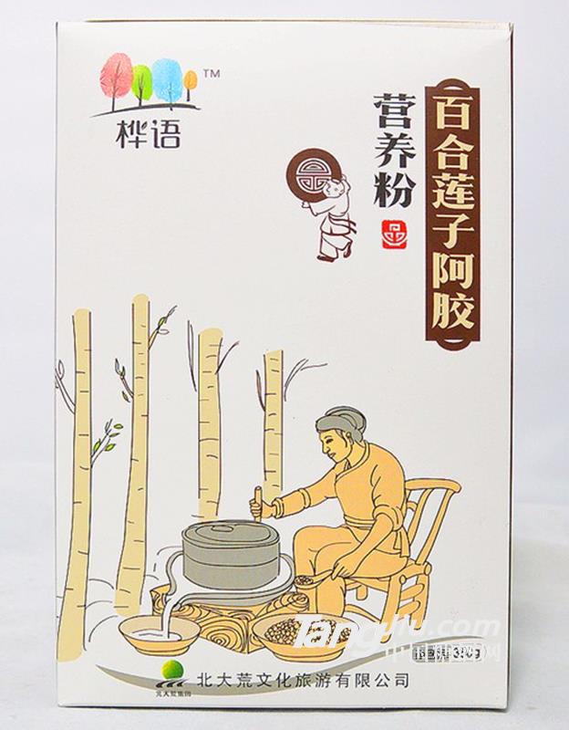 北大荒樺語百合蓮子阿膠營養(yǎng)粉350g