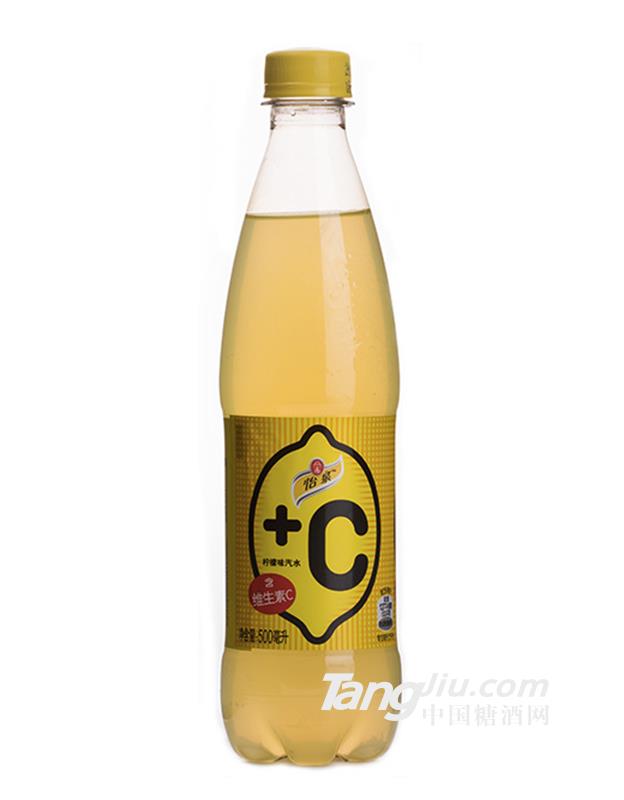 可口可樂(lè) 怡泉+C檸檬味汽水 補(bǔ)充維C-500ml