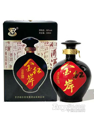 金紅岸蟲(chóng)草酒