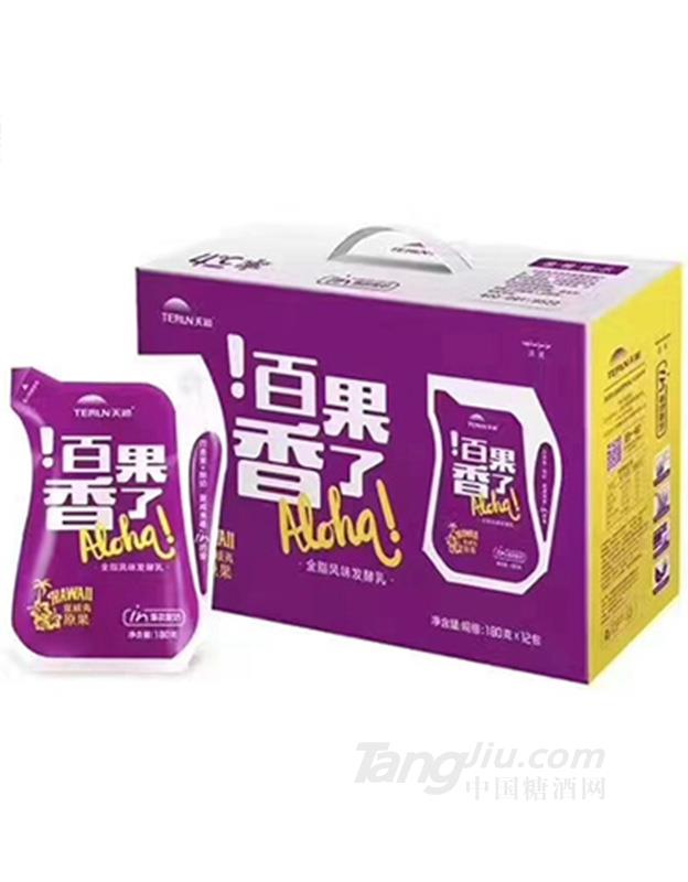 天潤(rùn)百香果了風(fēng)味發(fā)酵乳180克x12包