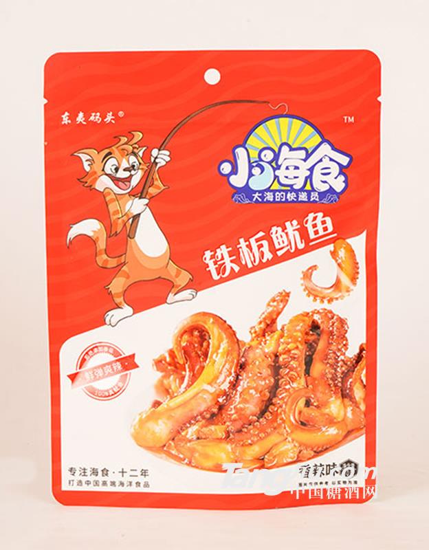 東夷碼頭小海食鐵板魷魚香辣味80g