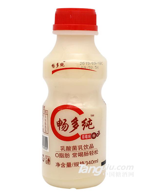 暢多純乳酸菌飲品草莓味340ml