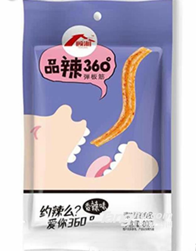 顧湘品辣360°彈板筋香辣味辣條80g