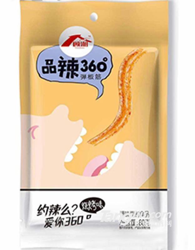 顧湘品辣360°彈板筋燒烤味辣條80g