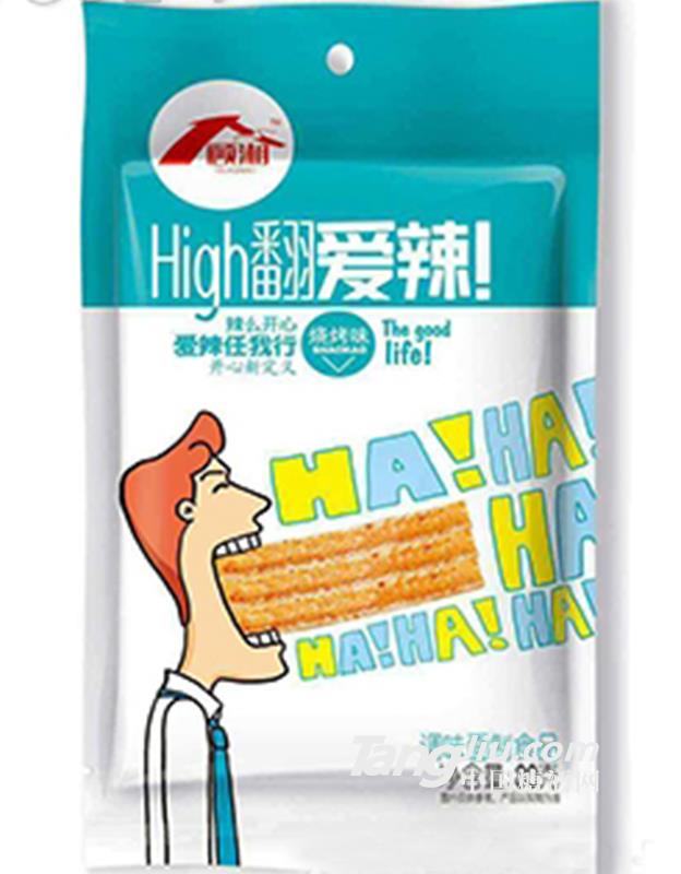 顧湘high翻愛辣辣條燒烤味80g