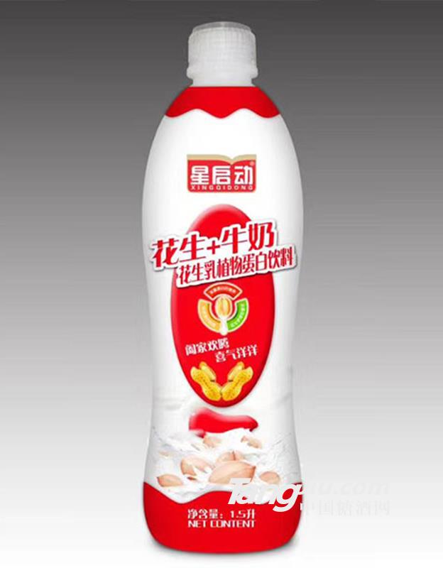 星啟動(dòng)花生牛奶飲料1.5L