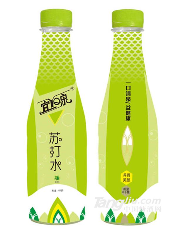 宜泉薄荷味蘇打水400ml