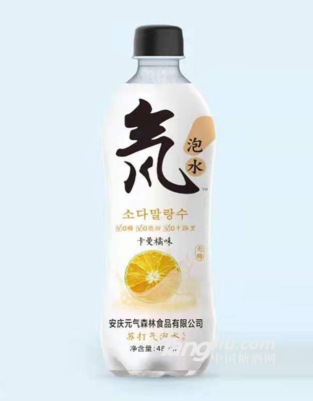 蘇打氣泡水-卡曼橘味480ml