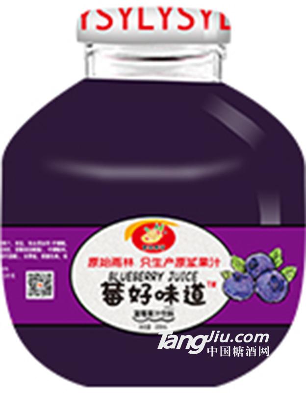 云南原始雨林 莓好味道藍(lán)莓果汁飲料300mL