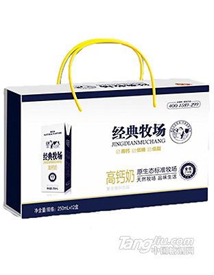 珍戀經(jīng)典牧場高鈣奶250mlx12盒