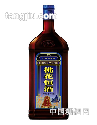 十年陳桃花恒酒（藍(lán)冠）500ml